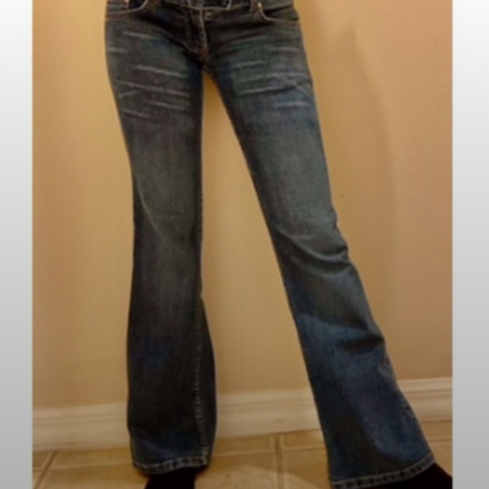 Tease super low rise stretchy flare jeans size 8 AU (us 0-2) - Picture 6 of 7